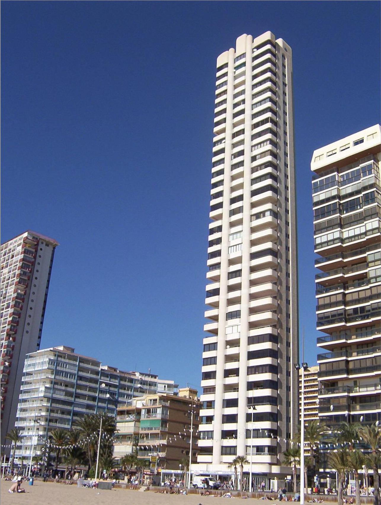 Apartamento Torre Levante, Primera Linea De Playa Бенидорм Экстерьер фото